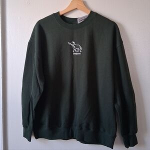 Old Navy Green Cotton Sweatshirt